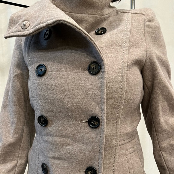H&M peacoat jacket beige size 4 - Picture 5 of 6